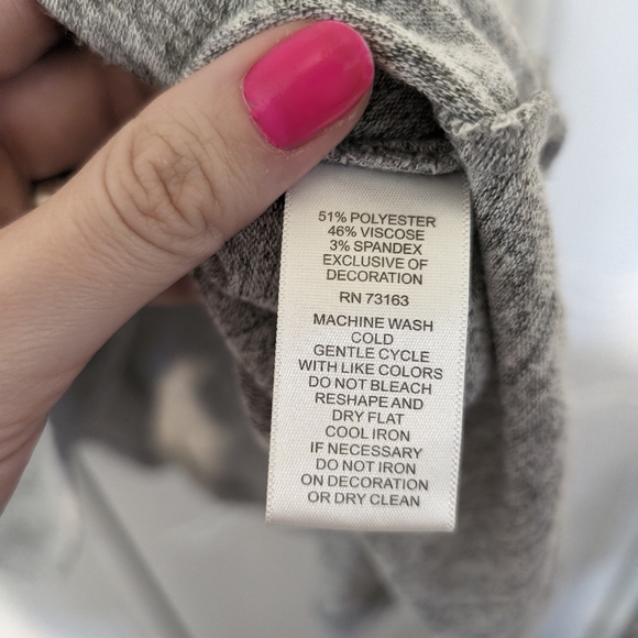 Heather gray off the shoulder boutique top or mini dress comfy cute ruffle bow - Picture 8 of 11